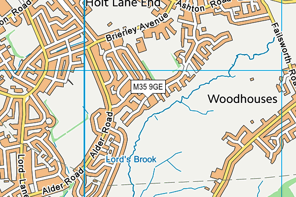 M35 9GE map - OS VectorMap District (Ordnance Survey) M35 9GE map - OS VectorMap District (Ordnance Survey)