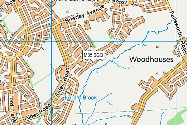 M35 9GQ map - OS VectorMap District (Ordnance Survey) M35 9GQ map - OS VectorMap District (Ordnance Survey)