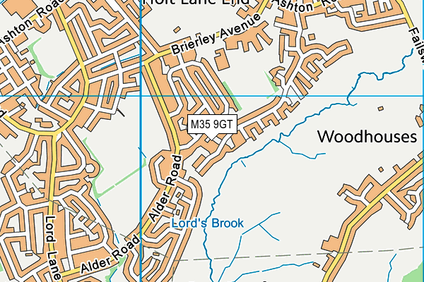 M35 9GT map - OS VectorMap District (Ordnance Survey) M35 9GT map - OS VectorMap District (Ordnance Survey)