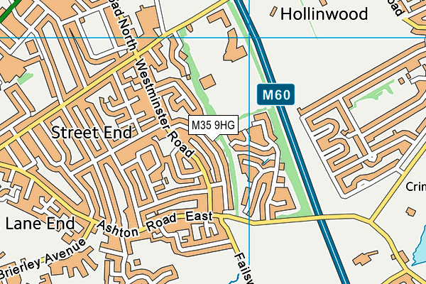M35 9HG map - OS VectorMap District (Ordnance Survey) M35 9HG map - OS VectorMap District (Ordnance Survey)