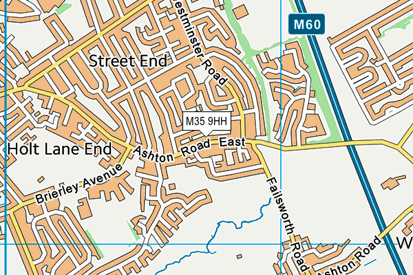 M35 9HH map - OS VectorMap District (Ordnance Survey) M35 9HH map - OS VectorMap District (Ordnance Survey)