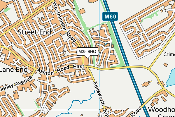 M35 9HQ map - OS VectorMap District (Ordnance Survey) M35 9HQ map - OS VectorMap District (Ordnance Survey)