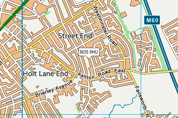 M35 9HU map - OS VectorMap District (Ordnance Survey) M35 9HU map - OS VectorMap District (Ordnance Survey)
