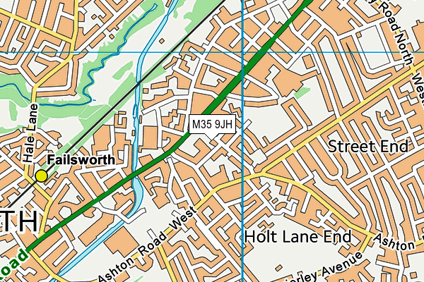 M35 9JH map - OS VectorMap District (Ordnance Survey) M35 9JH map - OS VectorMap District (Ordnance Survey)