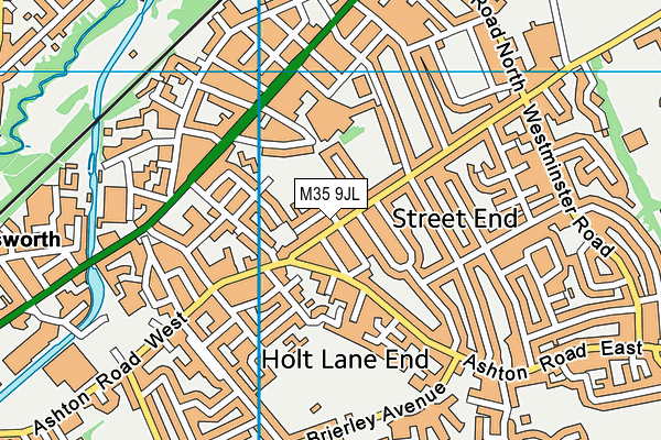 M35 9JL map - OS VectorMap District (Ordnance Survey) M35 9JL map - OS VectorMap District (Ordnance Survey)