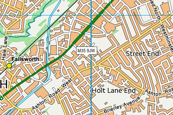 M35 9JW map - OS VectorMap District (Ordnance Survey) M35 9JW map - OS VectorMap District (Ordnance Survey)