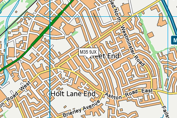 M35 9JX map - OS VectorMap District (Ordnance Survey) M35 9JX map - OS VectorMap District (Ordnance Survey)