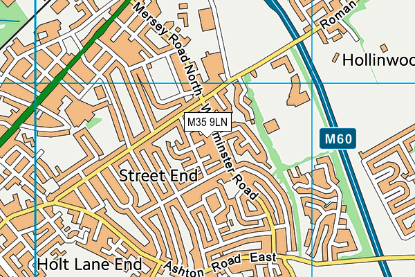 M35 9LN map - OS VectorMap District (Ordnance Survey) M35 9LN map - OS VectorMap District (Ordnance Survey)