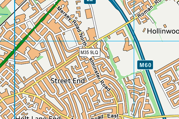 M35 9LQ map - OS VectorMap District (Ordnance Survey) M35 9LQ map - OS VectorMap District (Ordnance Survey)