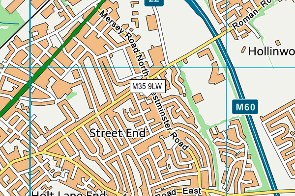 M35 9LW map - OS VectorMap District (Ordnance Survey) M35 9LW map - OS VectorMap District (Ordnance Survey)