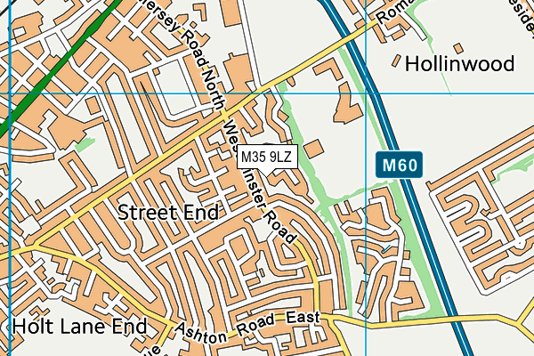 M35 9LZ map - OS VectorMap District (Ordnance Survey) M35 9LZ map - OS VectorMap District (Ordnance Survey)