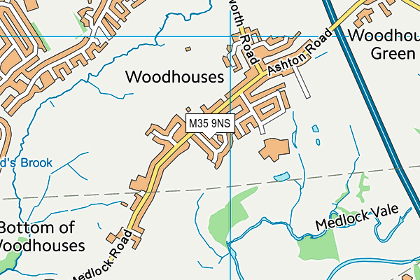 M35 9NS map - OS VectorMap District (Ordnance Survey) M35 9NS map - OS VectorMap District (Ordnance Survey)