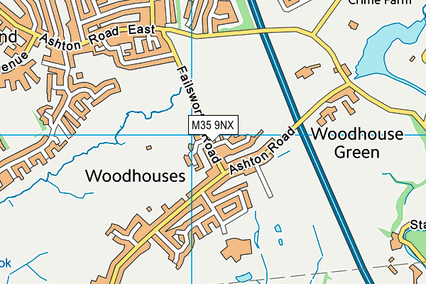 M35 9NX map - OS VectorMap District (Ordnance Survey) M35 9NX map - OS VectorMap District (Ordnance Survey)