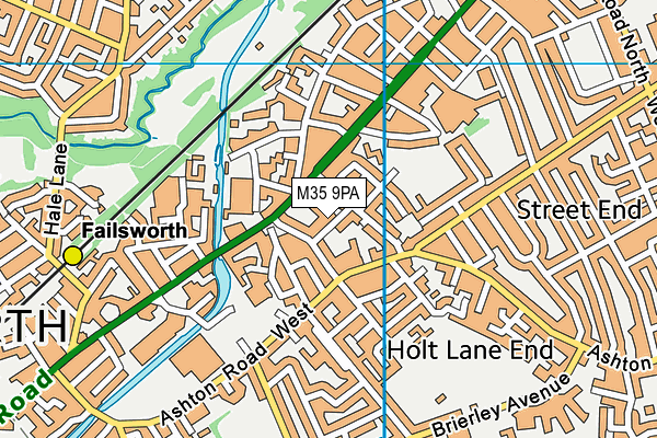 M35 9PA map - OS VectorMap District (Ordnance Survey) M35 9PA map - OS VectorMap District (Ordnance Survey)