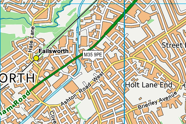 M35 9PE map - OS VectorMap District (Ordnance Survey) M35 9PE map - OS VectorMap District (Ordnance Survey)