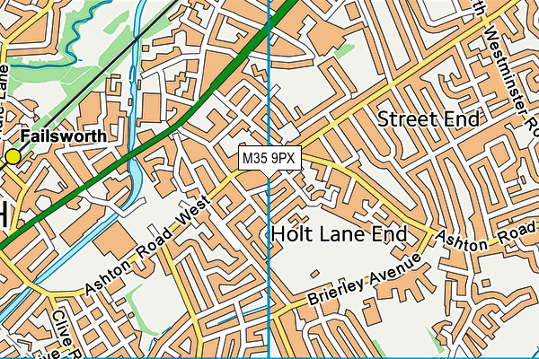 M35 9PX map - OS VectorMap District (Ordnance Survey) M35 9PX map - OS VectorMap District (Ordnance Survey)