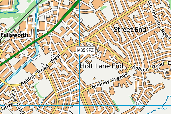 M35 9PZ map - OS VectorMap District (Ordnance Survey) M35 9PZ map - OS VectorMap District (Ordnance Survey)