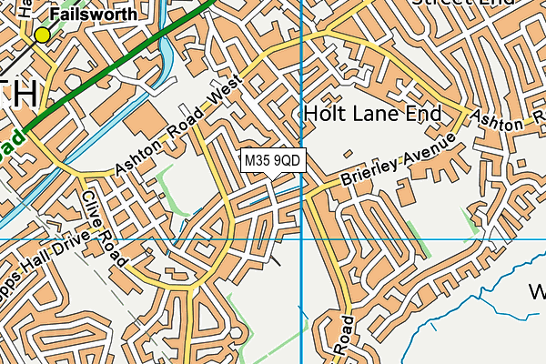 M35 9QD map - OS VectorMap District (Ordnance Survey) M35 9QD map - OS VectorMap District (Ordnance Survey)