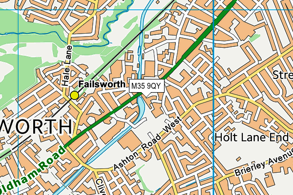 M35 9QY map - OS VectorMap District (Ordnance Survey) M35 9QY map - OS VectorMap District (Ordnance Survey)