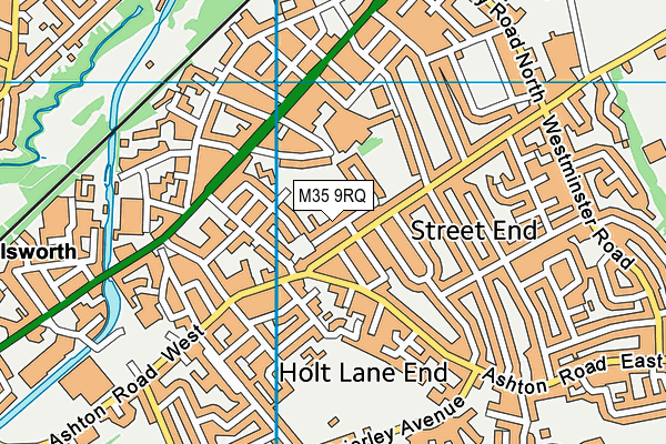 M35 9RQ map - OS VectorMap District (Ordnance Survey)