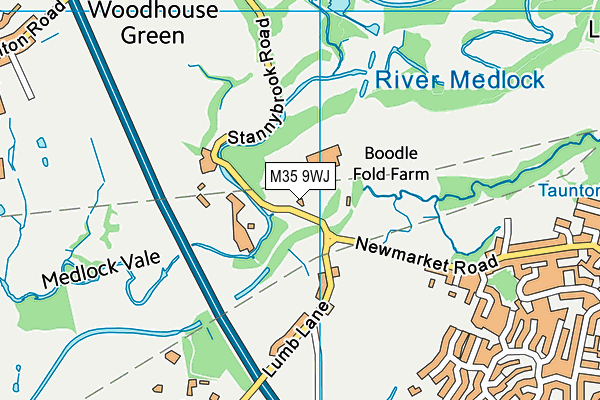 M35 9WJ map - OS VectorMap District (Ordnance Survey) M35 9WJ map - OS VectorMap District (Ordnance Survey)
