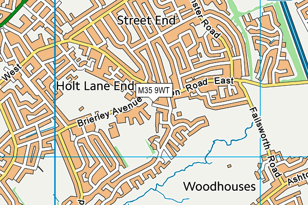 M35 9WT map - OS VectorMap District (Ordnance Survey) M35 9WT map - OS VectorMap District (Ordnance Survey)