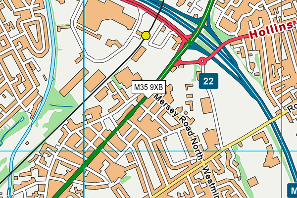 M35 9XB map - OS VectorMap District (Ordnance Survey) M35 9XB map - OS VectorMap District (Ordnance Survey)