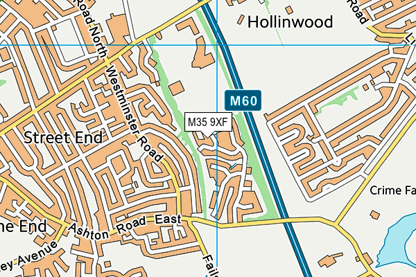 M35 9XF map - OS VectorMap District (Ordnance Survey) M35 9XF map - OS VectorMap District (Ordnance Survey)