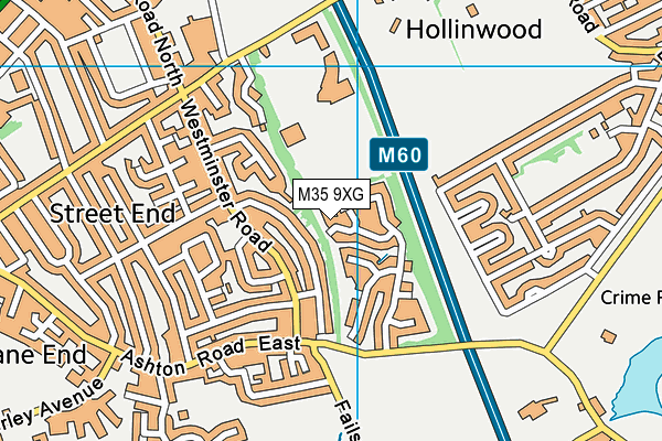 M35 9XG map - OS VectorMap District (Ordnance Survey) M35 9XG map - OS VectorMap District (Ordnance Survey)