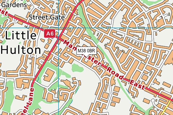 M38 0BR map - OS VectorMap District (Ordnance Survey) M38 0BR map - OS VectorMap District (Ordnance Survey)