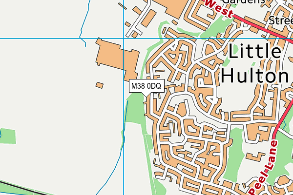 M38 0DQ map - OS VectorMap District (Ordnance Survey) M38 0DQ map - OS VectorMap District (Ordnance Survey)