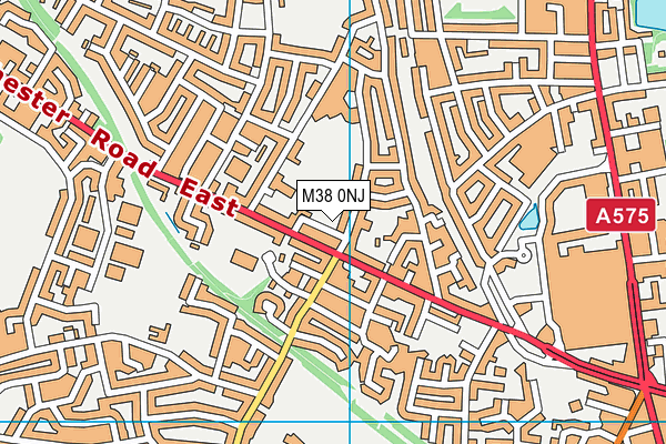 M38 0NJ map - OS VectorMap District (Ordnance Survey) M38 0NJ map - OS VectorMap District (Ordnance Survey)
