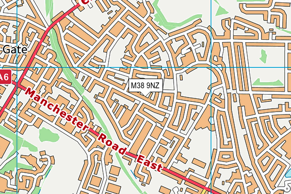M38 9NZ map - OS VectorMap District (Ordnance Survey) M38 9NZ map - OS VectorMap District (Ordnance Survey)