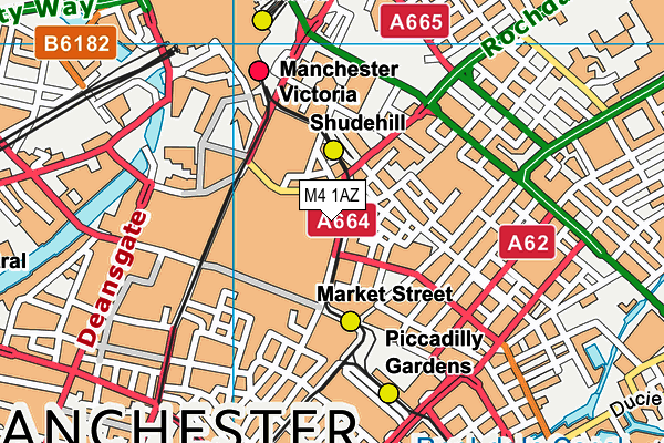 M4 1AZ map - OS VectorMap District (Ordnance Survey) M4 1AZ map - OS VectorMap District (Ordnance Survey)