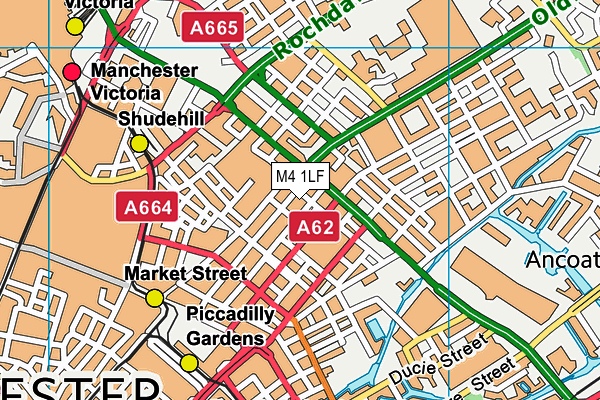 M4 1LF map - OS VectorMap District (Ordnance Survey) M4 1LF map - OS VectorMap District (Ordnance Survey)