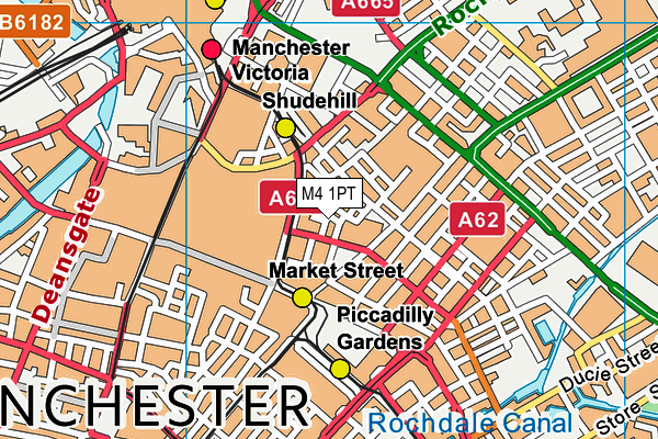 M4 1PT map - OS VectorMap District (Ordnance Survey) M4 1PT map - OS VectorMap District (Ordnance Survey)