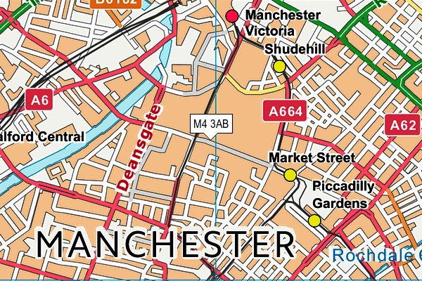 M4 3AB map - OS VectorMap District (Ordnance Survey) M4 3AB map - OS VectorMap District (Ordnance Survey)