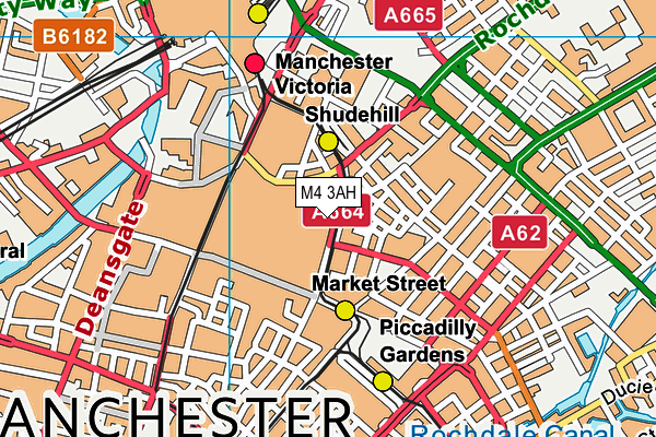 M4 3AH map - OS VectorMap District (Ordnance Survey) M4 3AH map - OS VectorMap District (Ordnance Survey)