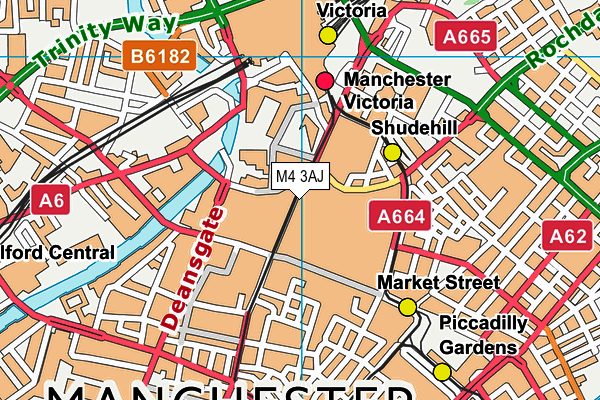 M4 3AJ map - OS VectorMap District (Ordnance Survey) M4 3AJ map - OS VectorMap District (Ordnance Survey)