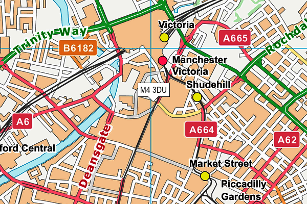 M4 3DU map - OS VectorMap District (Ordnance Survey) M4 3DU map - OS VectorMap District (Ordnance Survey)