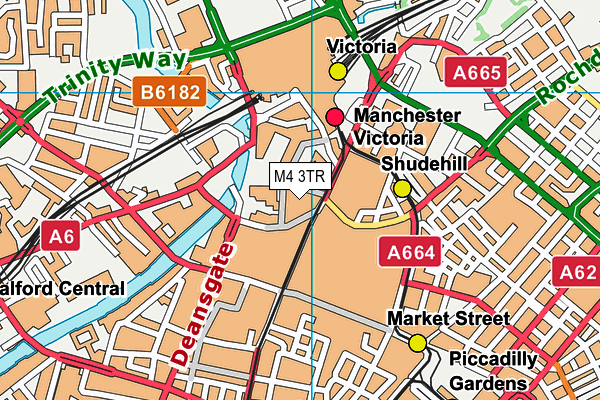M4 3TR map - OS VectorMap District (Ordnance Survey) M4 3TR map - OS VectorMap District (Ordnance Survey)