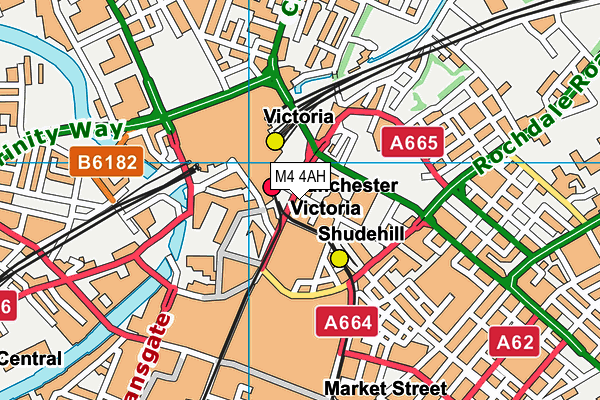 M4 4AH map - OS VectorMap District (Ordnance Survey) M4 4AH map - OS VectorMap District (Ordnance Survey)