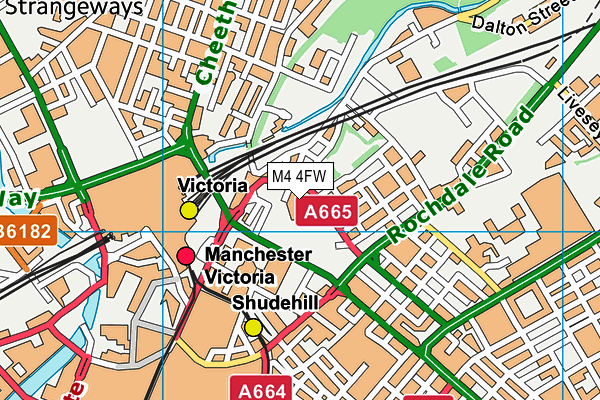 M4 4FW map - OS VectorMap District (Ordnance Survey) M4 4FW map - OS VectorMap District (Ordnance Survey)