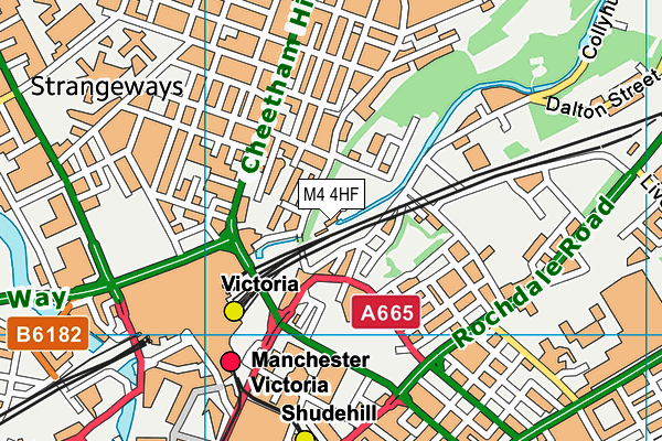 M4 4HF map - OS VectorMap District (Ordnance Survey) M4 4HF map - OS VectorMap District (Ordnance Survey)