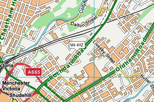 M4 4HZ map - OS VectorMap District (Ordnance Survey) M4 4HZ map - OS VectorMap District (Ordnance Survey)