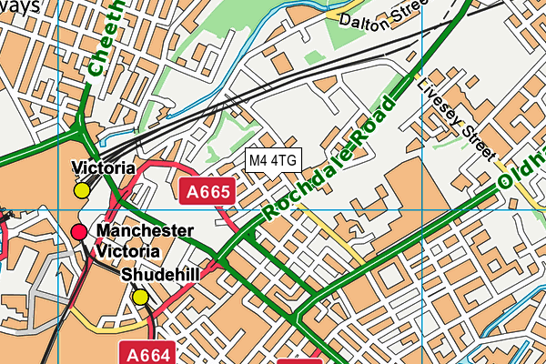 M4 4TG map - OS VectorMap District (Ordnance Survey) M4 4TG map - OS VectorMap District (Ordnance Survey)