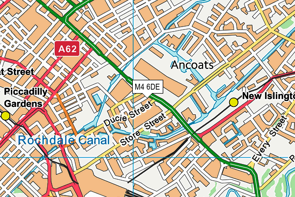 M4 6DE map - OS VectorMap District (Ordnance Survey) M4 6DE map - OS VectorMap District (Ordnance Survey)