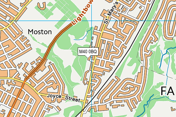 M40 0BQ map - OS VectorMap District (Ordnance Survey) M40 0BQ map - OS VectorMap District (Ordnance Survey)