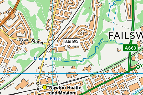 M40 0BX map - OS VectorMap District (Ordnance Survey) M40 0BX map - OS VectorMap District (Ordnance Survey)