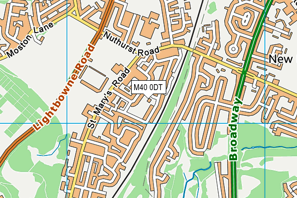 M40 0DT map - OS VectorMap District (Ordnance Survey) M40 0DT map - OS VectorMap District (Ordnance Survey)